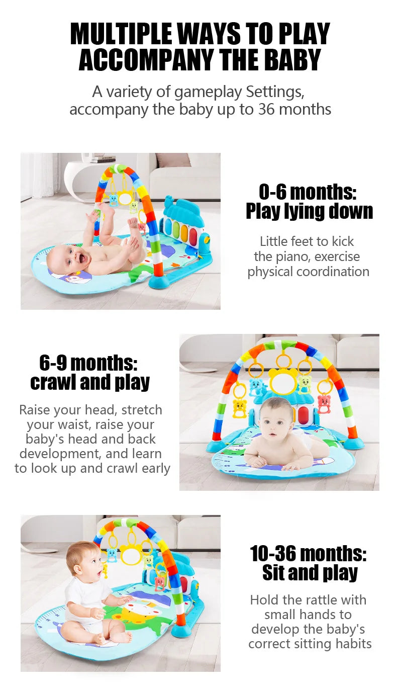 Baby Piano Kick & Play Activity Gym